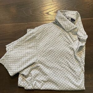 DANIEL CREMIEUX GREY SUPIMA COTTON MENS GOLF SHIRT XL